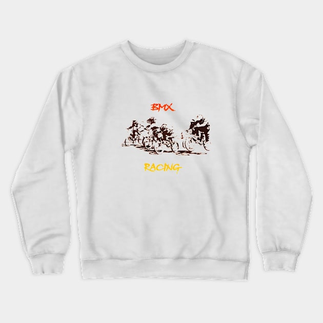 bmx Crewneck Sweatshirt by rickylabellevie